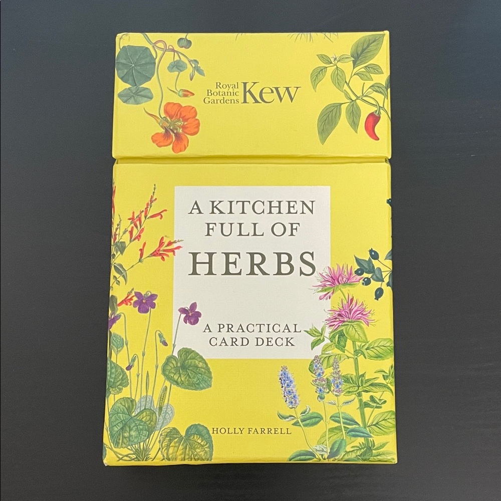Herb Card Deck - Yellow